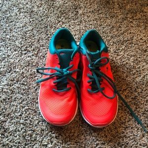 Champion Neon Pink and Blue Tennis Shoes